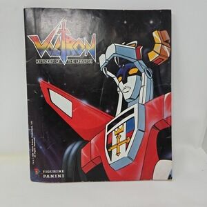 Panini Voltron Defender Of The Universe Sticker Album Book 6 Stickers Applied